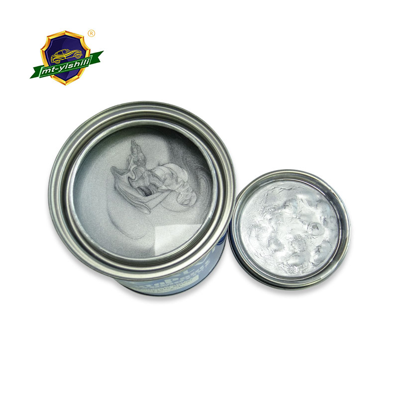 1K-74 silver pigment showing bright white reflection in light