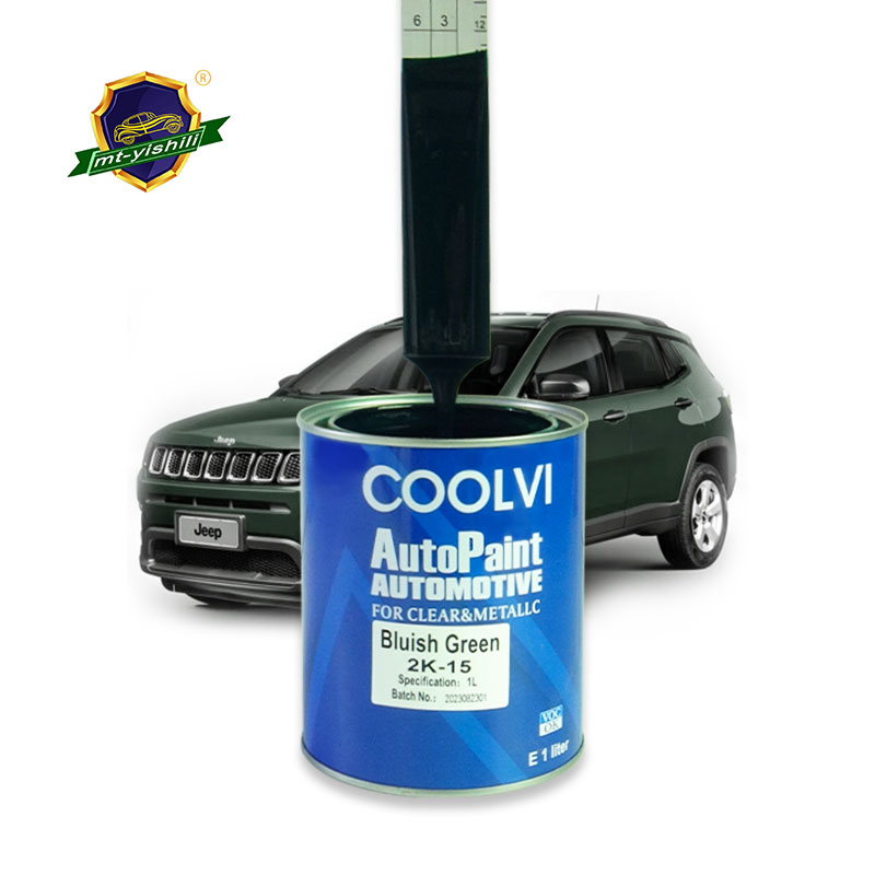 Afgewerkte motorpaneel met Pearl Silver Akrielcoating
