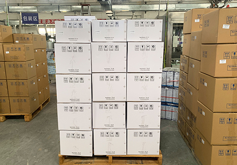 Packaging Facility 6 Proces balení v průmyslovém měřítku pro pojiva na bázi pryskyřice