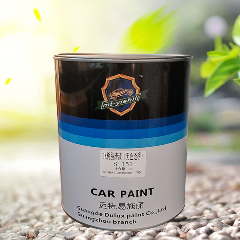 Fast drying NC paint for wood and metal surfaces