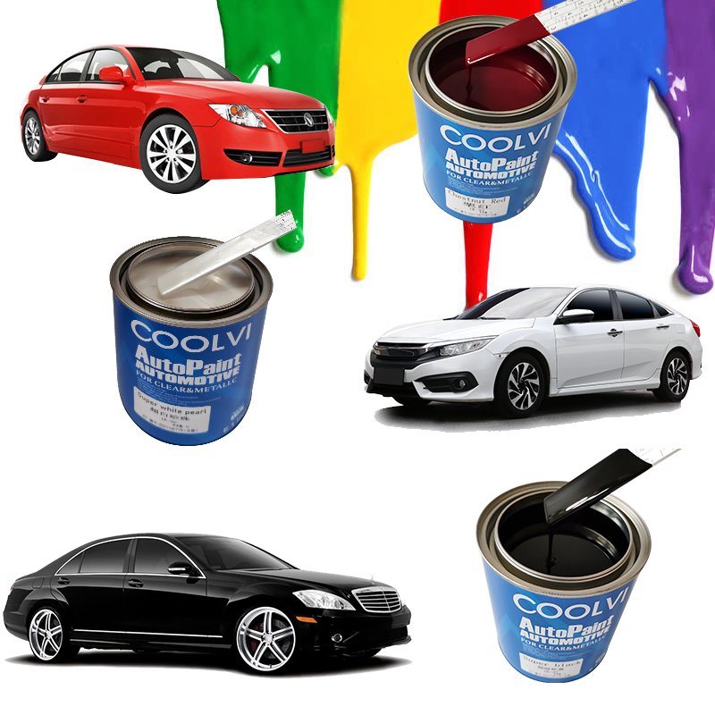 Factory-Direct-Sales-High-Quality-High-Adhesion-Car-Paint-1K2K-Color-Paint 1К маслинасто зелена сјајна акрилна боја за аутомобиле - амбалажа за бурад