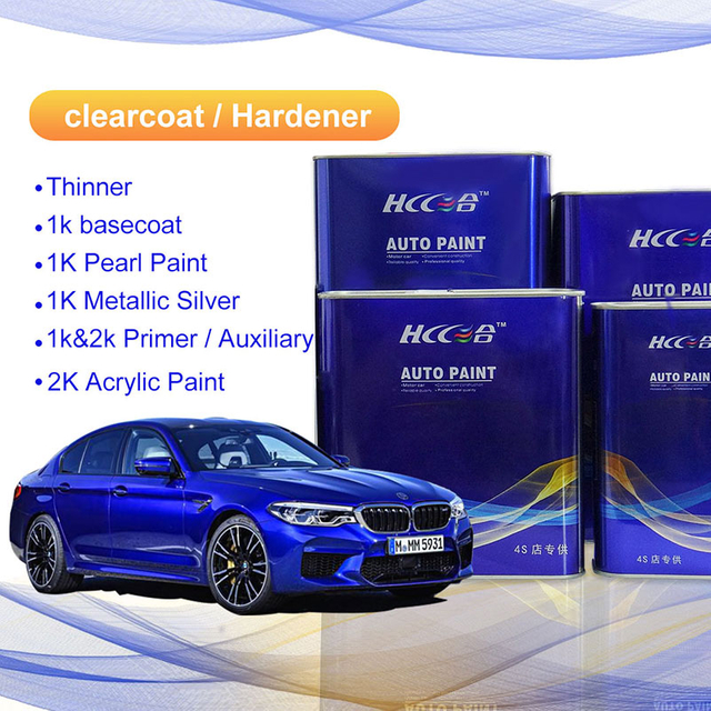 1L4L Eco-friendly Varnish Automotive Refinish Paint for Industrial Vehicles