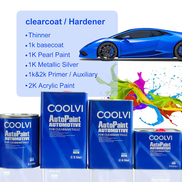 High Grade Slow Drying Thinner Acrylic Paint Automotive Refinish Paint