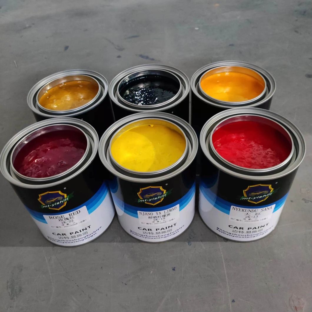 China Factory 1K Bright White Pearl Car Paint Car Repair Paint