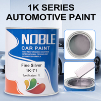 Dual-Tone Fine Grain Silver Automotive Paint