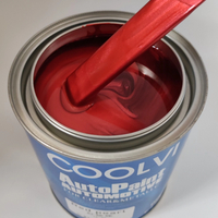 1K Car Paint Bright Red Orange Red Paint Weather Resistance Good Manufacturer Direct Sales