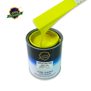 Premium Quick Drying Resistance To Yellowing Lemon Yellow Car Paint Refinish