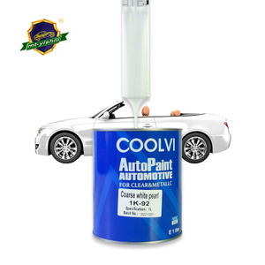1K/2K Hot Selling Car Refinish Paint Rough White Pearl Body Fill Car Paint Color