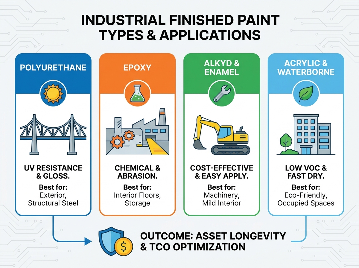 Industrial Finished Paint Application