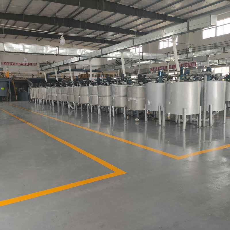 Industrial application of grey primer on warehouse metal structures