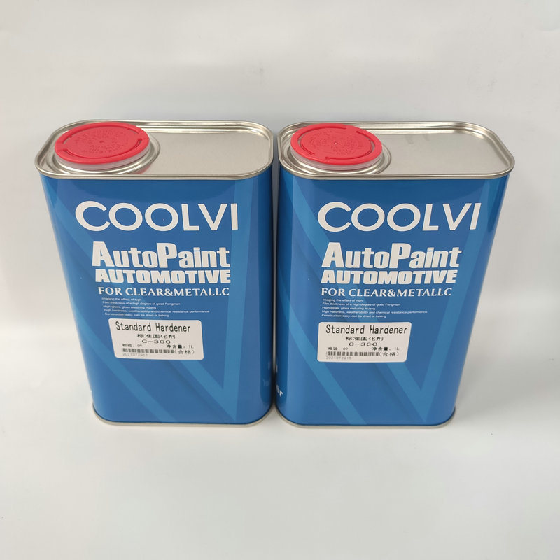 Professional application and yellowing resistance of 2K acrylic enamel slow hardener